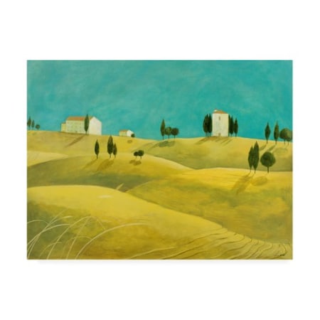 Pablo Esteban 'Tuscan Villas Paint 1' Canvas Art,14x19